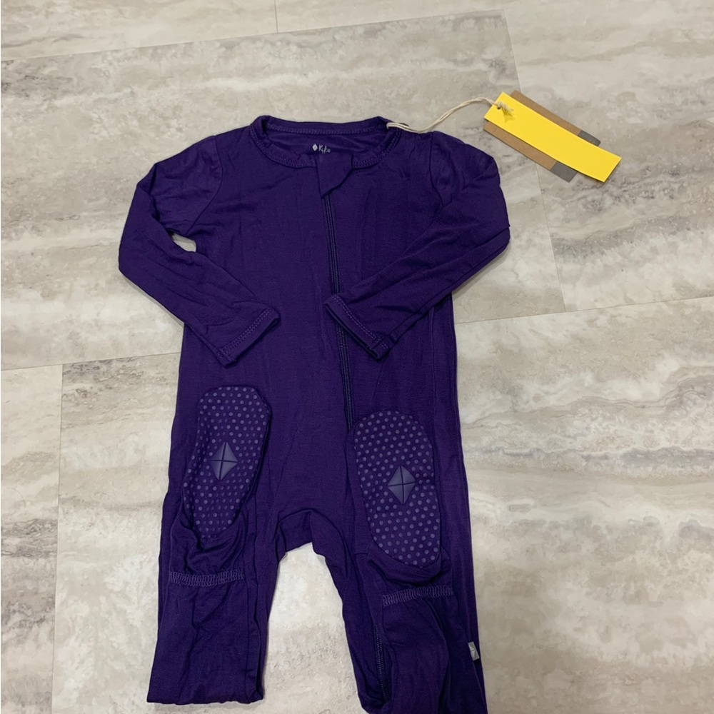 KYTE baby footie zippered pajamas NWT